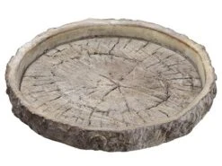 1.25″H X 9″D Cement Plate Brown