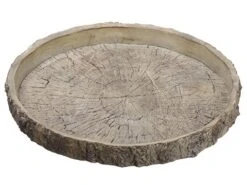 2″H X 17.5″D Cement Plate Brown