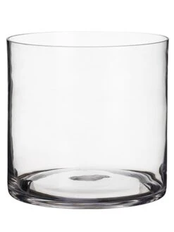 9.75″H X 9.75″D Glass Cylinder Vase Clear