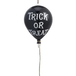 8″ Trick Or Treat Balloon Black White