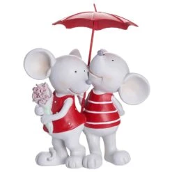 5.25″ Mr. & Mrs. Mouse Red White