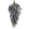 28″ Lavender/Thistle/ Eucalyptus Door Swag Two Tone Purple