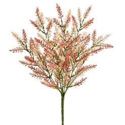 20″astilbe Bush X9 Two Tone Coral