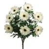 20″ Wave Anemone Bush X8  Cream