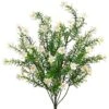 18″ Mini Blossom Bush White