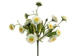 8.5″ Calendula Bush Cream Yellow