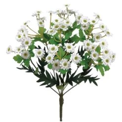 13″ Mini Daisy BusH X 7 White