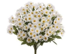 17″ Daisy Bush X24 White