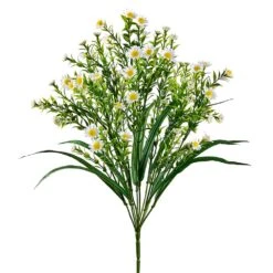 19″ Mini Daisy Bush X10 White