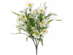 20″ Daisy Mixed BusH X 10 White