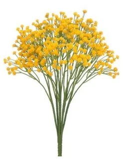 15″ Baby’s Breath Bush X7 Yellow