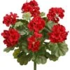 19″ Water-Resistant Geranium Bush X9 Red