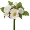 12.5″ Hollyhock Bundle White
