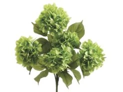 22″ Hydrangea Bush X5 Green