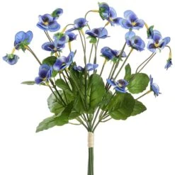 10.5″ Pansy Bundle X6 Blue