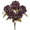 18″ Peony Bush X5 Purple