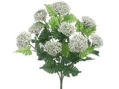 18″ Queen Anne’s Lace Bush X9 White