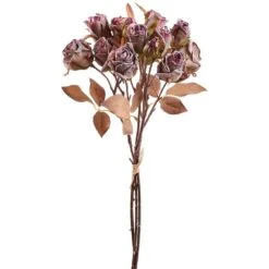 16.5″ Rose Bundle X3 Purple Green