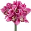 12″ Real Touch Cymbidium Orchid Bouquet Pink