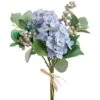 16.5″ Hydrangea/Eucalyptus Bouquet Blue