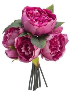 12″ Peony Bouquet X9 Beauty