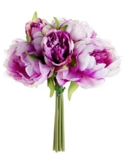 9.5″ Peony Bouquet X5 Violet