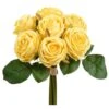 8.5″rose Bouquet Yellow