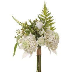 14″ Telopea/Nigella Bouquet Cream