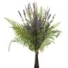 16″ Lavender/Fern Bouquet Purple