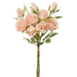 17.5″ Rose Bouquet Peach