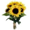 16″ Sunflower Bouquet X6 Yellow