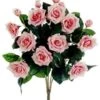 15″ Rose Bush X10 Pink Cream