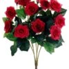 15″ Rose Bush X10 Red
