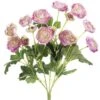 13″ Mini Ranunculus Bush X5 Pink