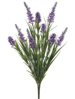 23″ Star Flower/Grass BusH X 6 Lavender Green