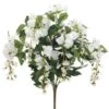 22″ Wisteria Bush X8 White
