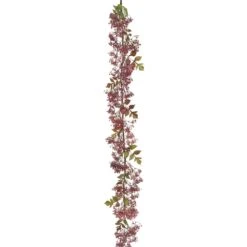 74″ Gypsophila Garland Purple