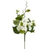 17″ Hydrangea/Snowball Pick White