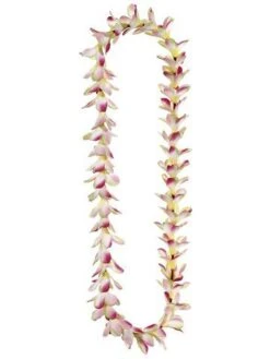 48″ Frangipani Lei Hot Pink
