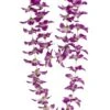 23″ Orchid Necklace Purple White