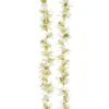 23″ Dendrobium Orchid Necklace Cream