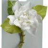 5″ Gardenia Corsage On Card  White