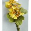5″ Oncidium Orchid Corsage On Card Yellow