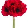12″ Anemone Bundle X6 Red