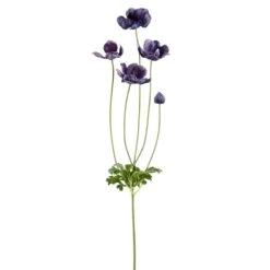 29″ Wild Anemone Spray Eggplant
