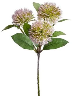 15″ Allium Bud Spray Lavender