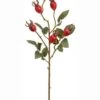 28″ Rosehip Spray Burgundy