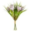 9″ Crocus Bundle X4 Lavender Cream