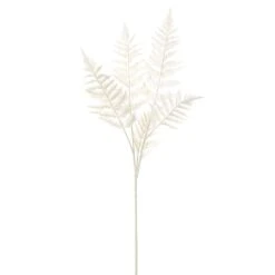 38″ Fern Spray White