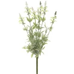 19″ Lavender Spray White